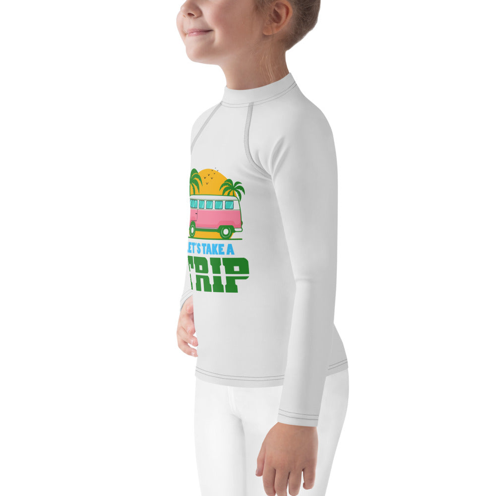 LET'S TAKE A TRIP - Kids Rash Guard