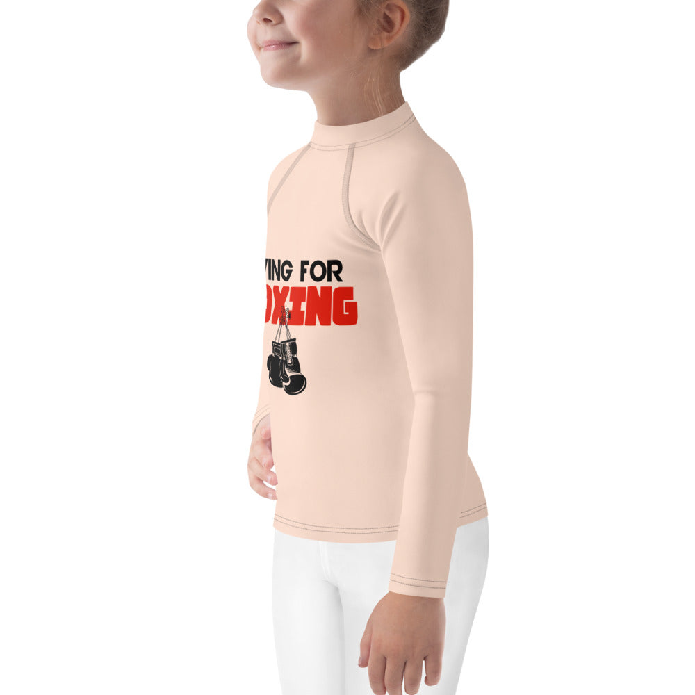 LIVING FOR BOXING - Kids Rash Guard