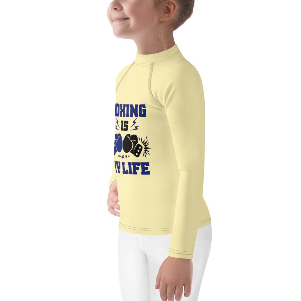 BOXING IS MY LIFE - Kids Rash Guard