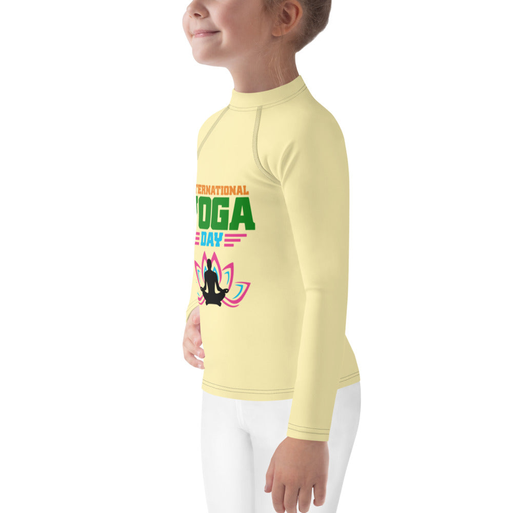 INTERNATIONAL YOGA DAY - Kids Rash Guard