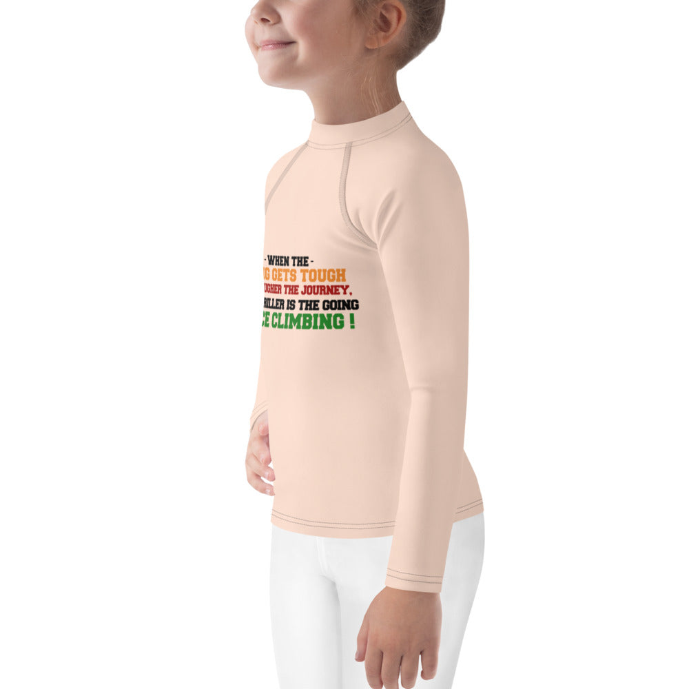 GO ICE CLIMBING - Kids Rash Guard