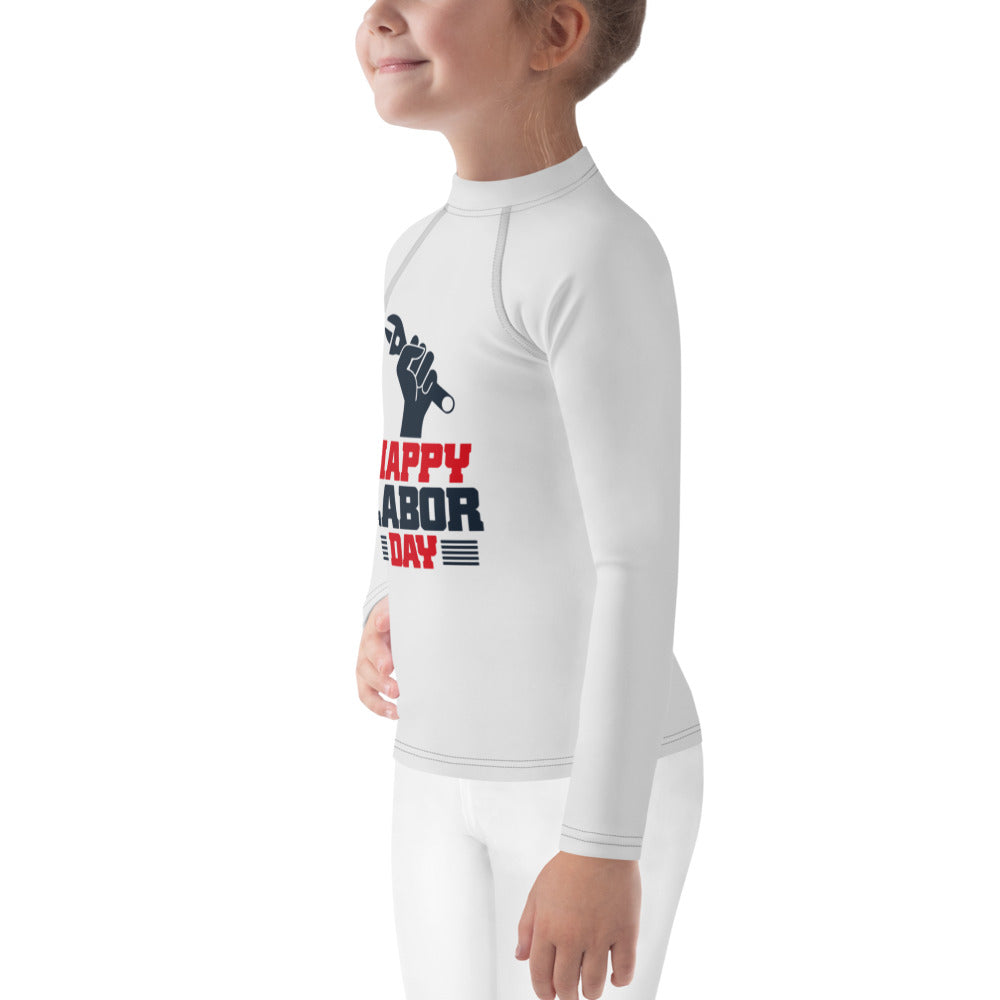 HAPPY LABOR DAY - Kids Rash Guard