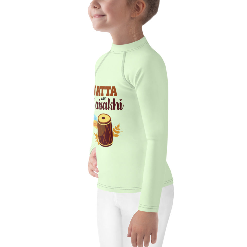 JATTA AAYI VAISAKHI - Kids Rash Guard