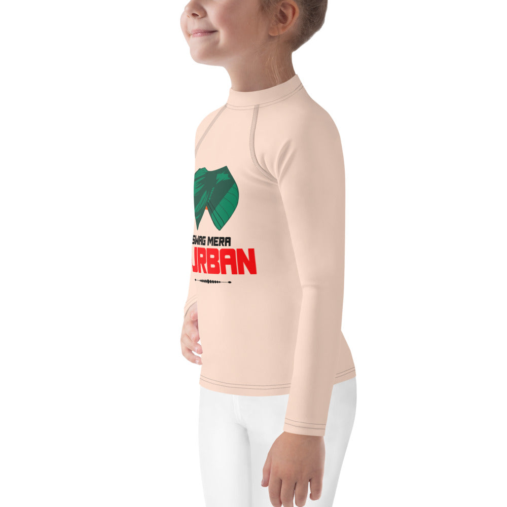 SWAG MERA TURBAN - Kids Rash Guard