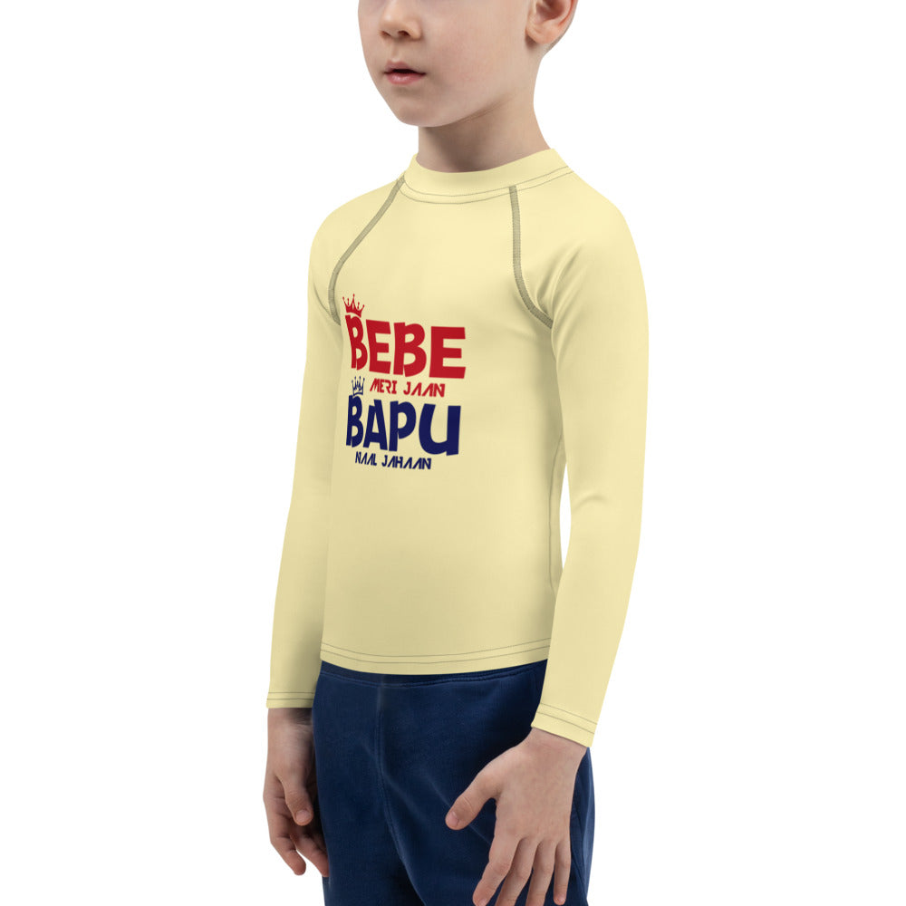 BEBE MERI JAAN BAPU NAAL JAHAAN - Kids Rash Guard