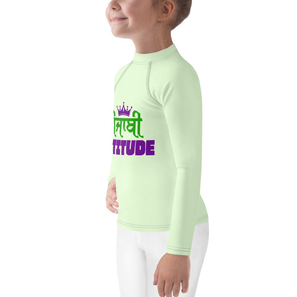 PUNJABI ATTITUDE - Kids Rash Guard