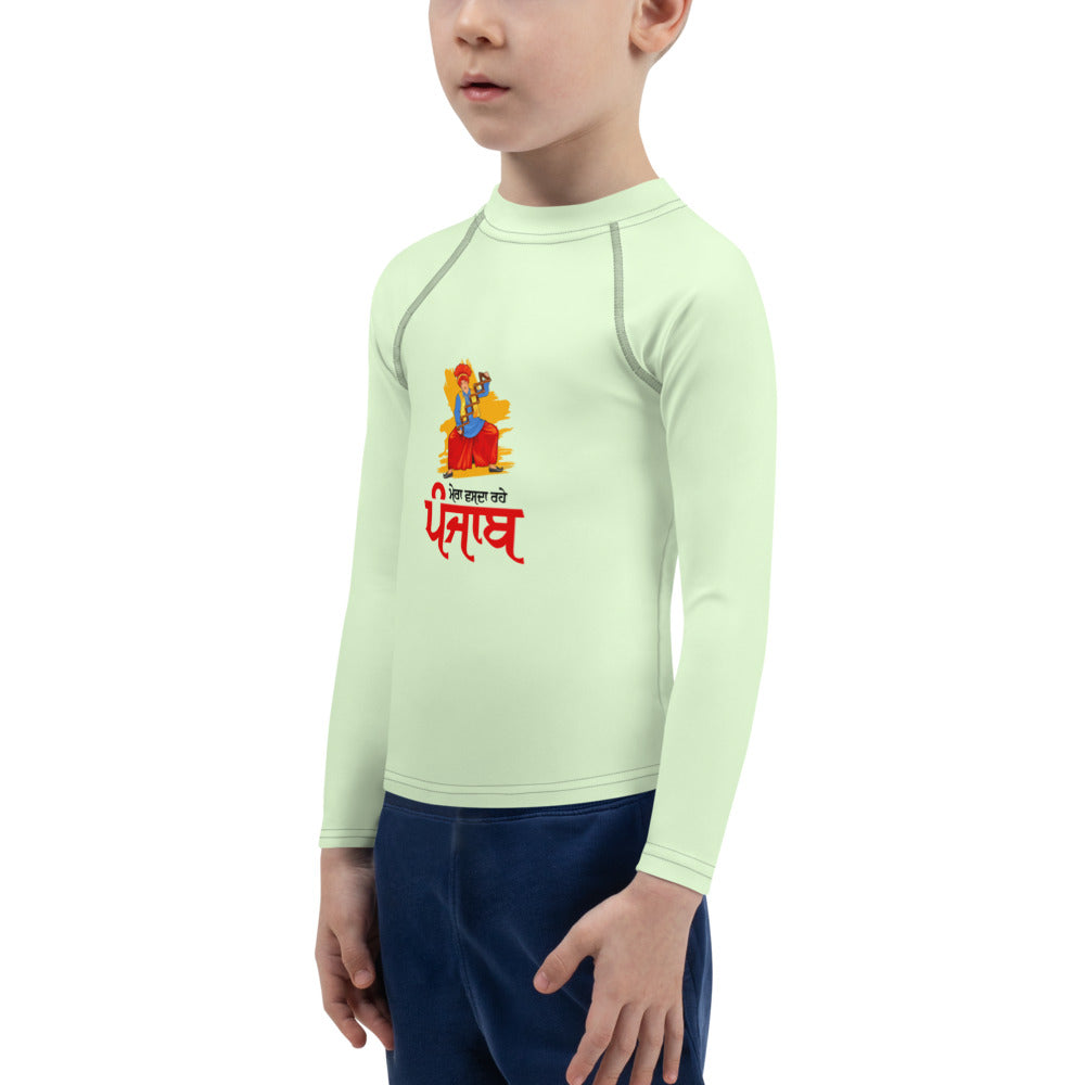 MERA VASDA RAHE PUNJAB - Kids Rash Guard