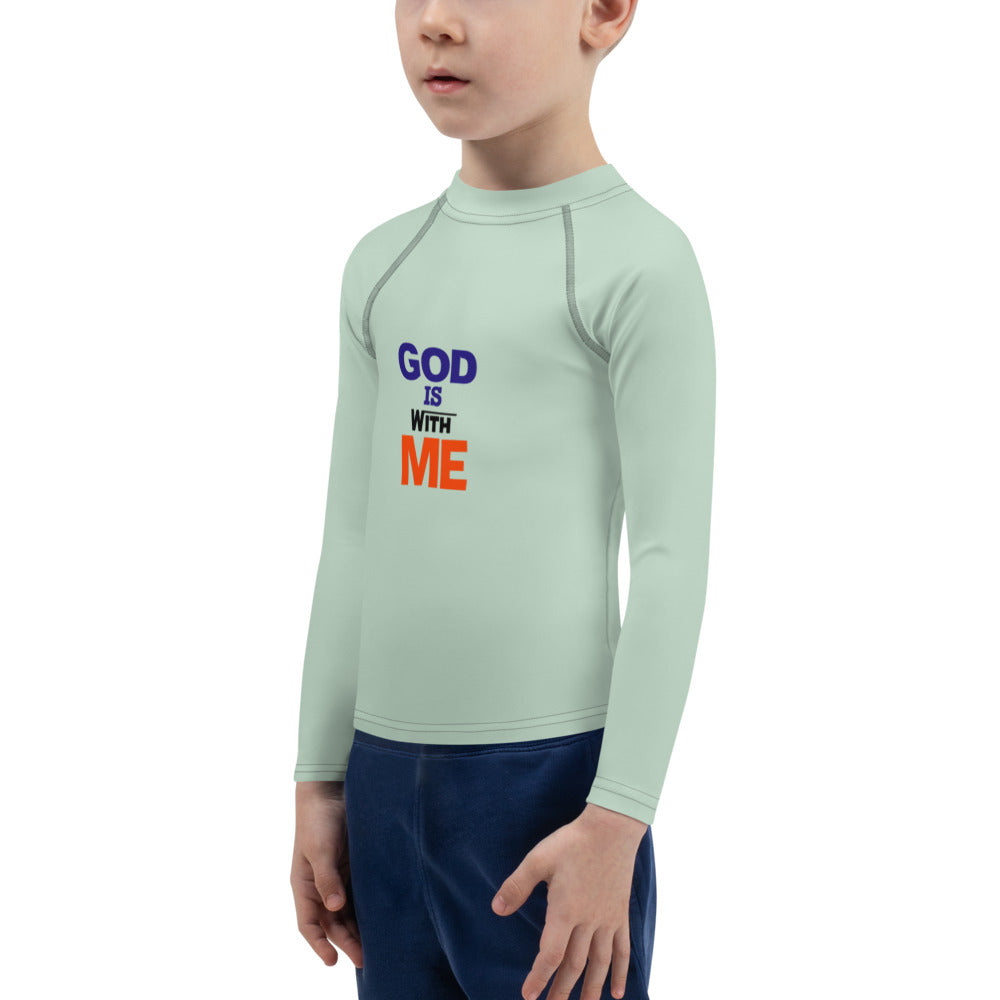 GOD IS WITH ME - Kids Rash Guard