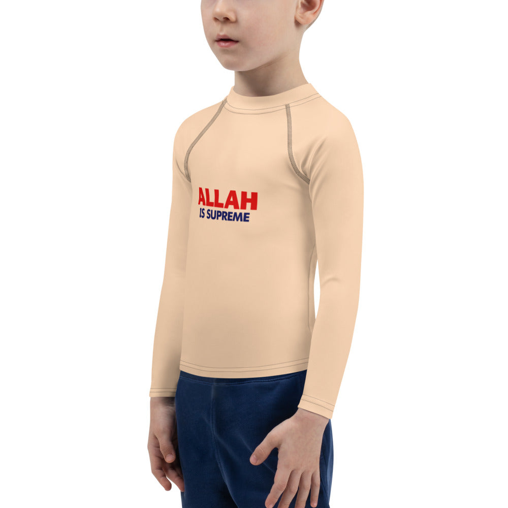 ALLAH IS SUPREME - Kids Rash Guard