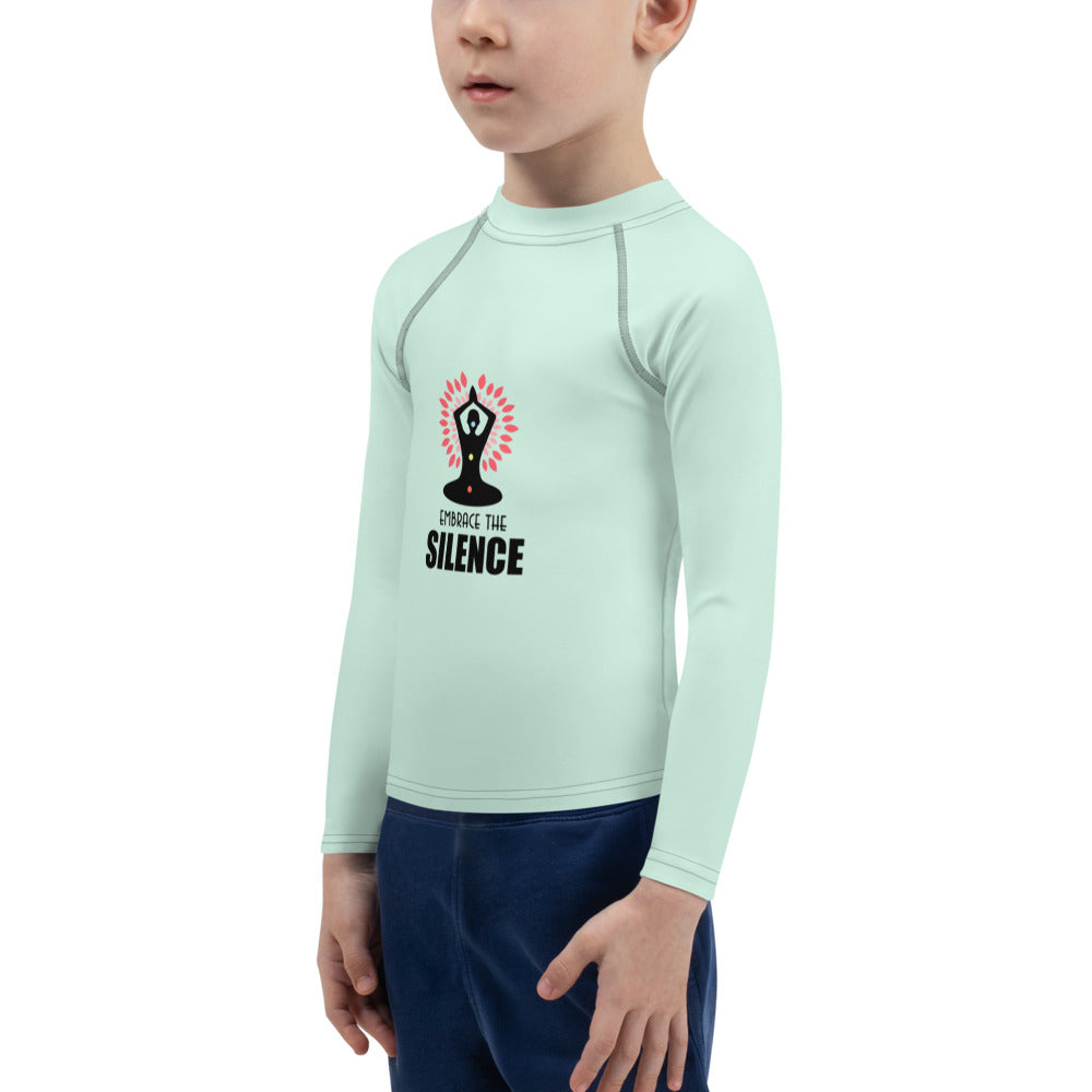 EMBRACE THE SILENCE - Kids Rash Guard