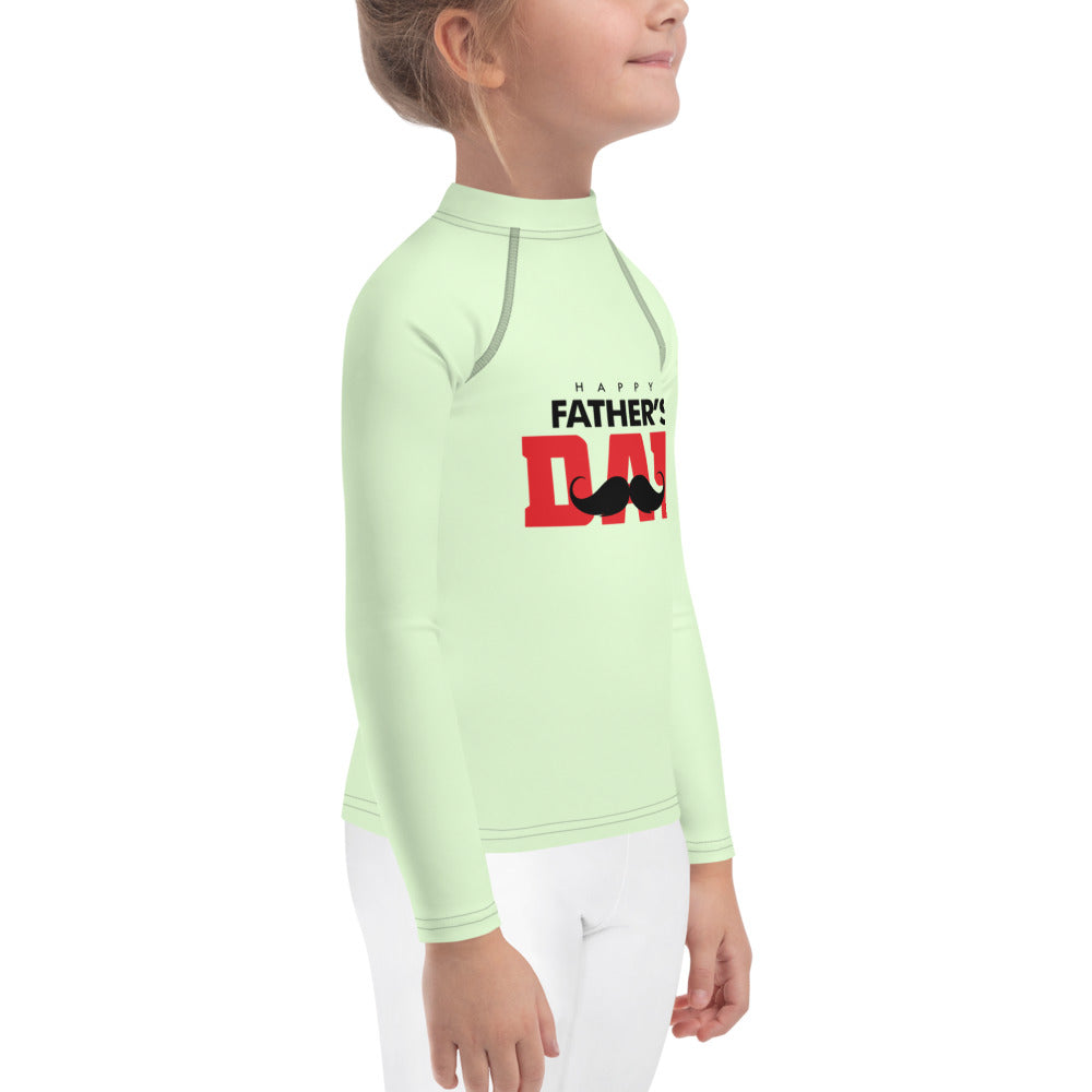 HAPPY FATHER'S DAY - Kids Rash Guard