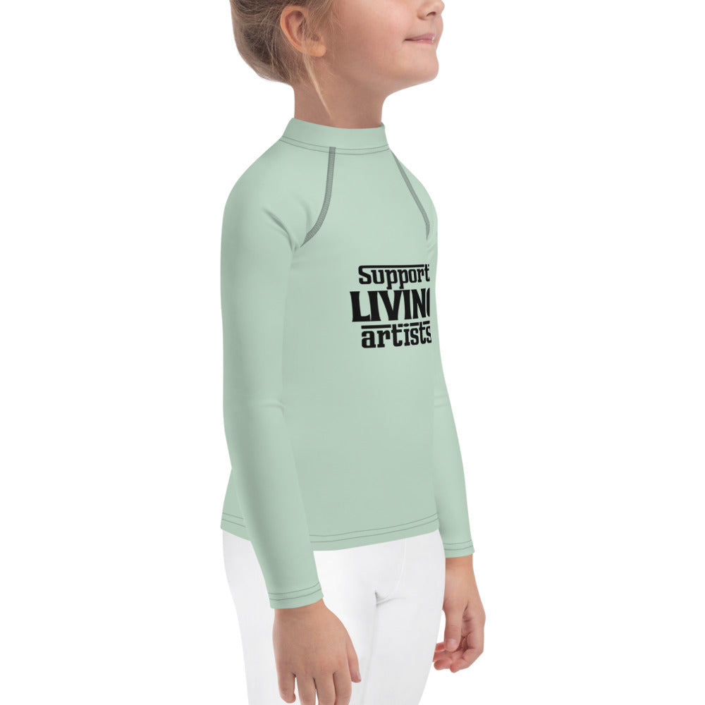 SUPPORT LIVING  ARTISTS - Kids Rash Guard