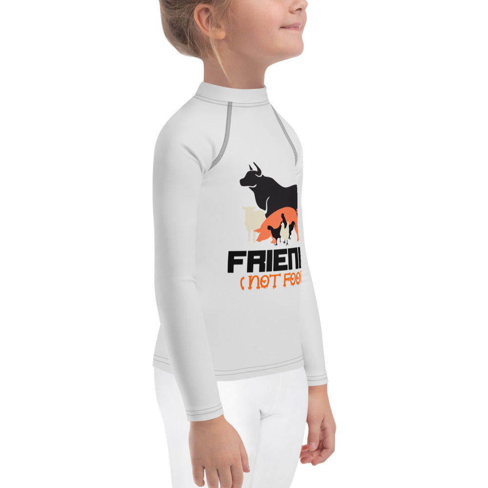 FRIENDS NOT FOOD - Kids Rash Guard