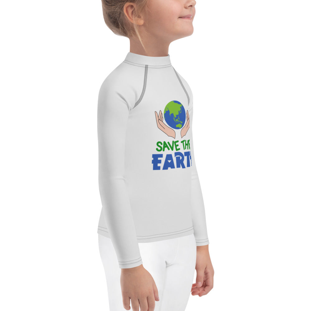 SAVE THE EARTH - Kids Rash Guard