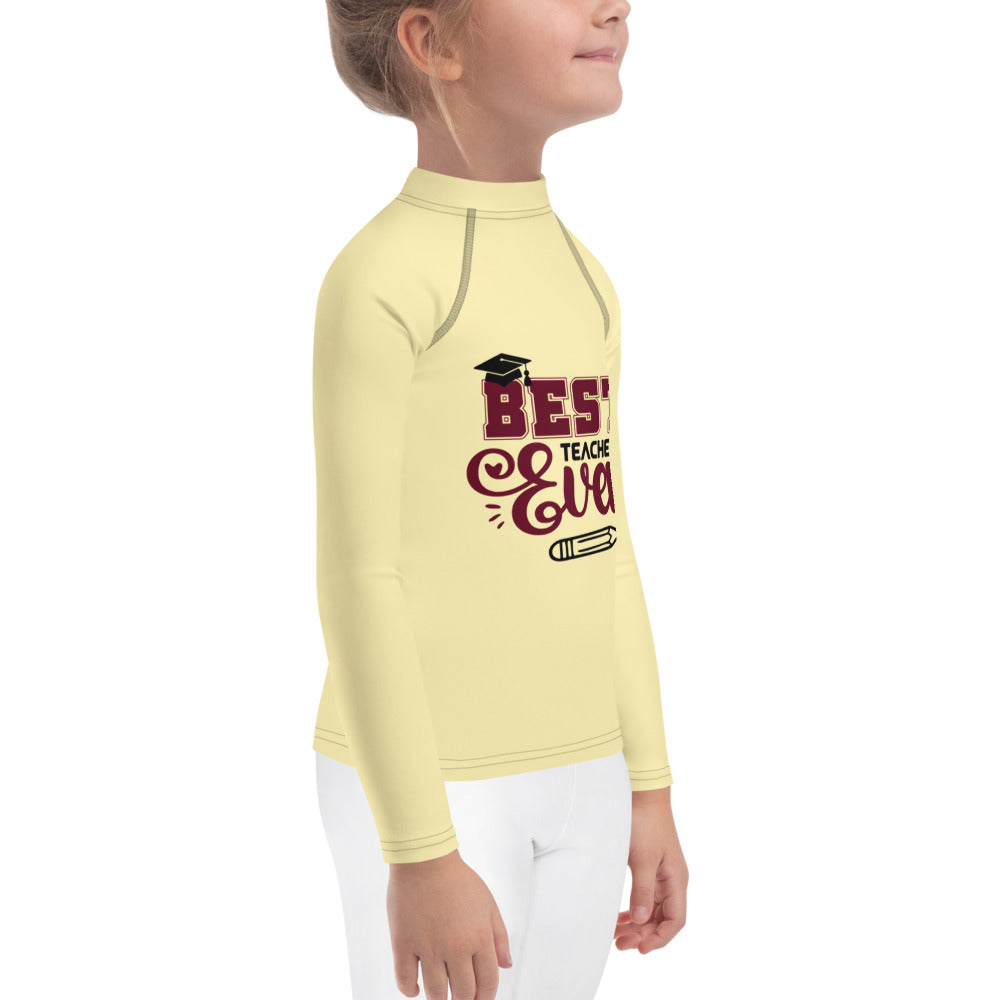 BEST TEACHER EVER - Kids Rash Guard