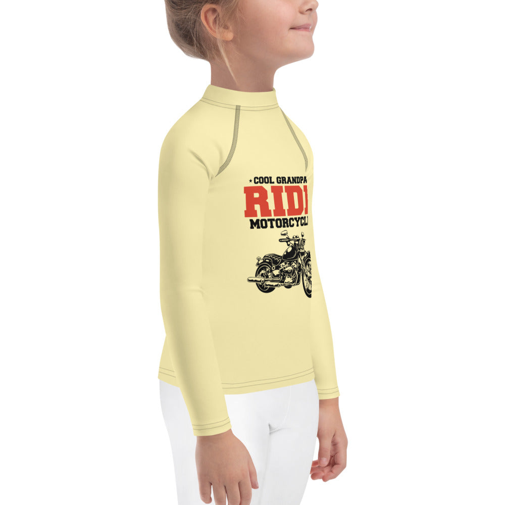 COOL GRANDPAS RIDE MOTORCYCLES - Kids Rash Guard