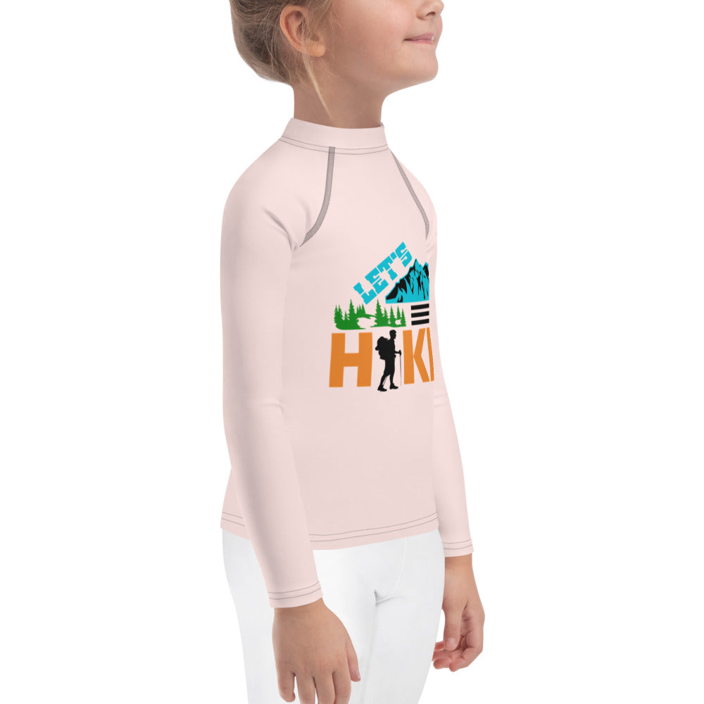 LET'S HIKE - Kids Rash Guard