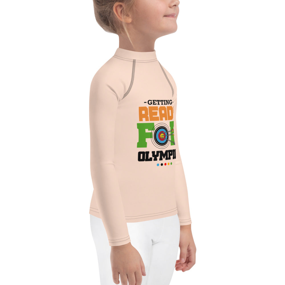 GETTING READY FOR OLYMPICS - Kids Rash Guard