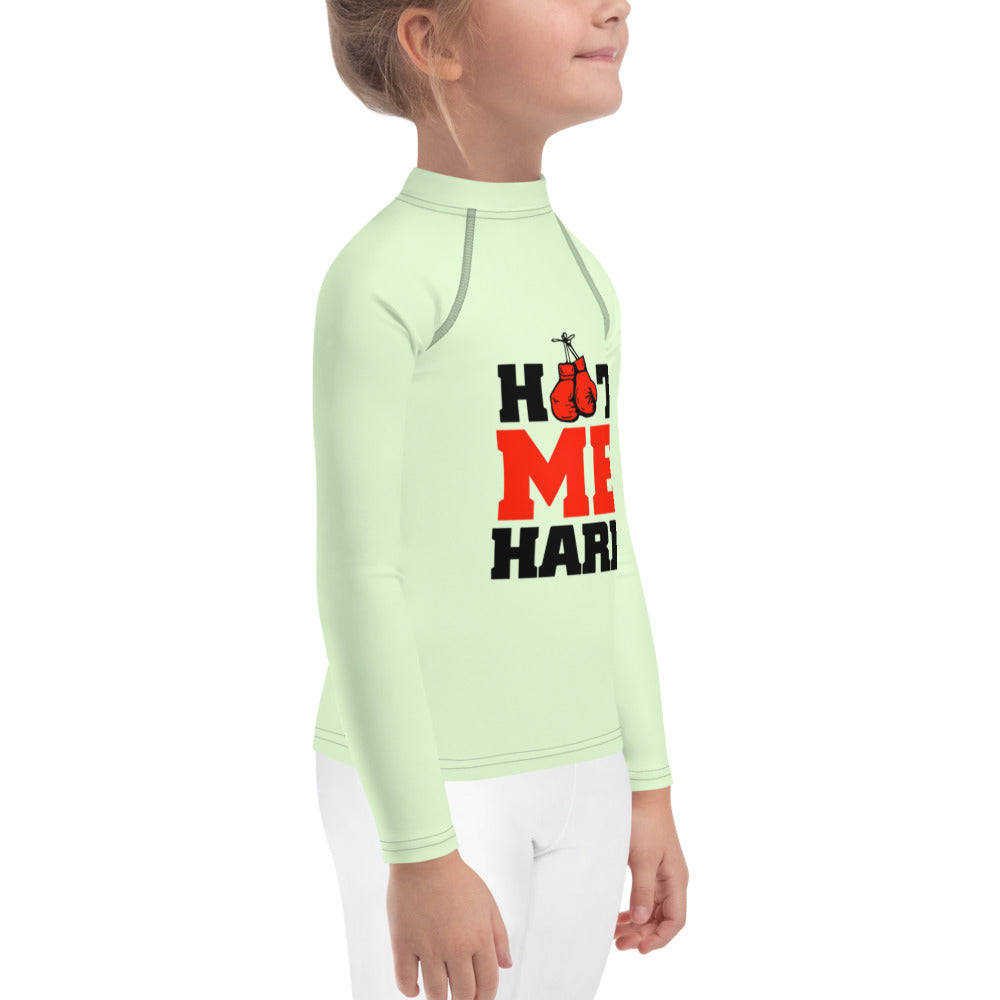 HOT ME HARD - Kids Rash Guard