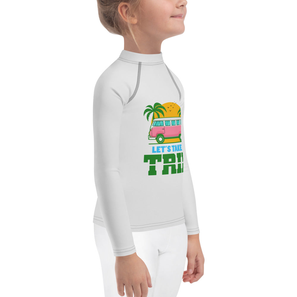 LET'S TAKE A TRIP - Kids Rash Guard