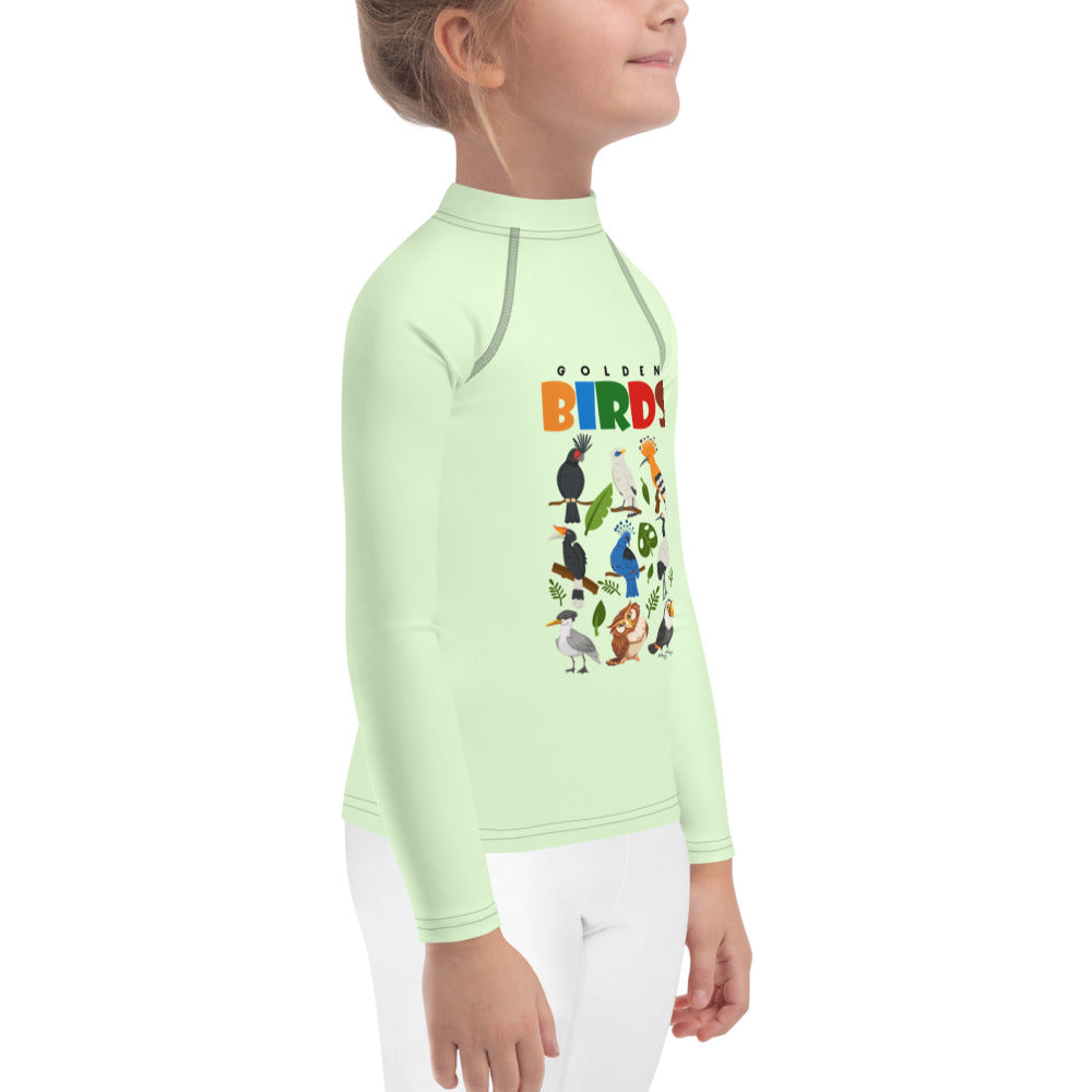 GOLDEN BIRDS - Kids Rash Guard