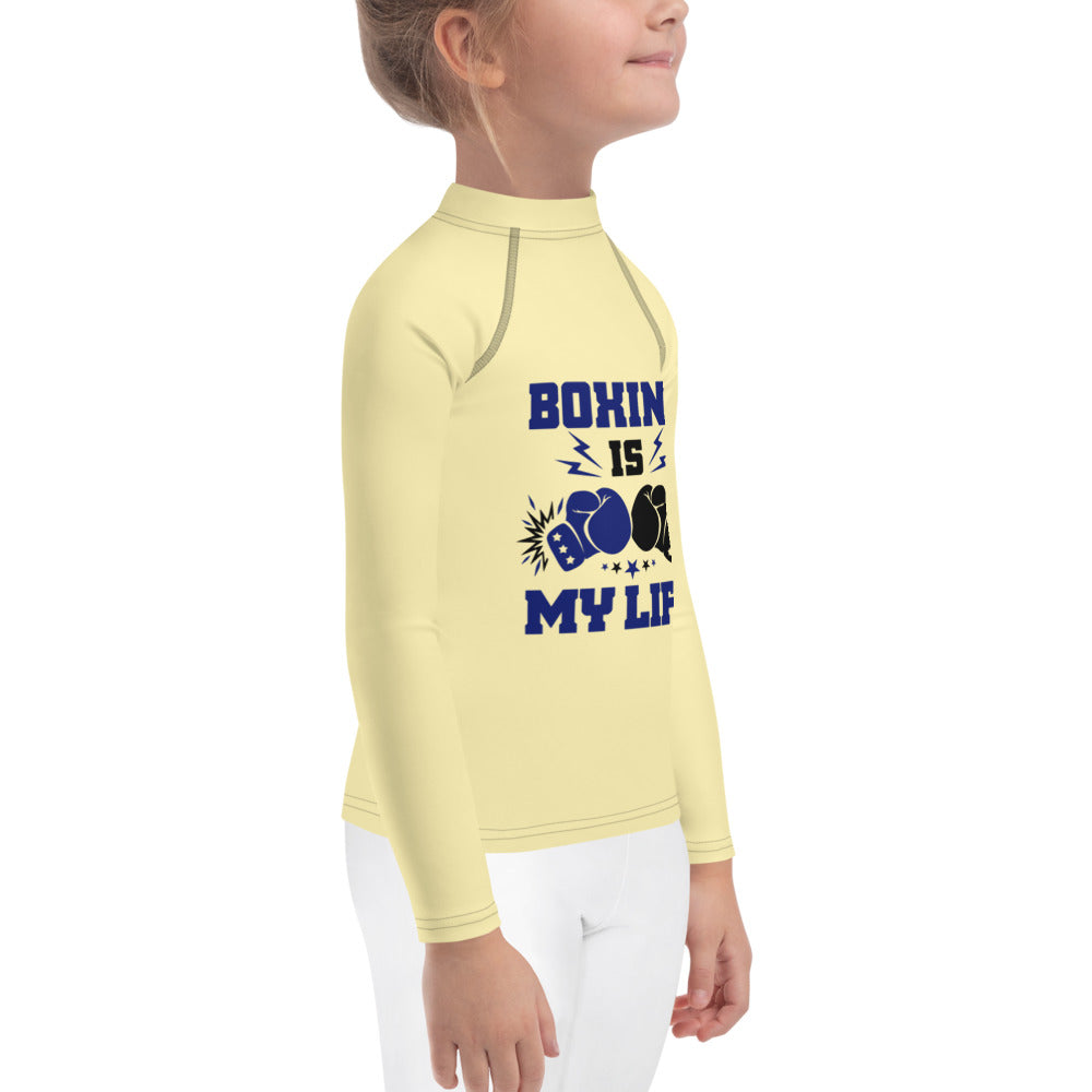 BOXING IS MY LIFE - Kids Rash Guard