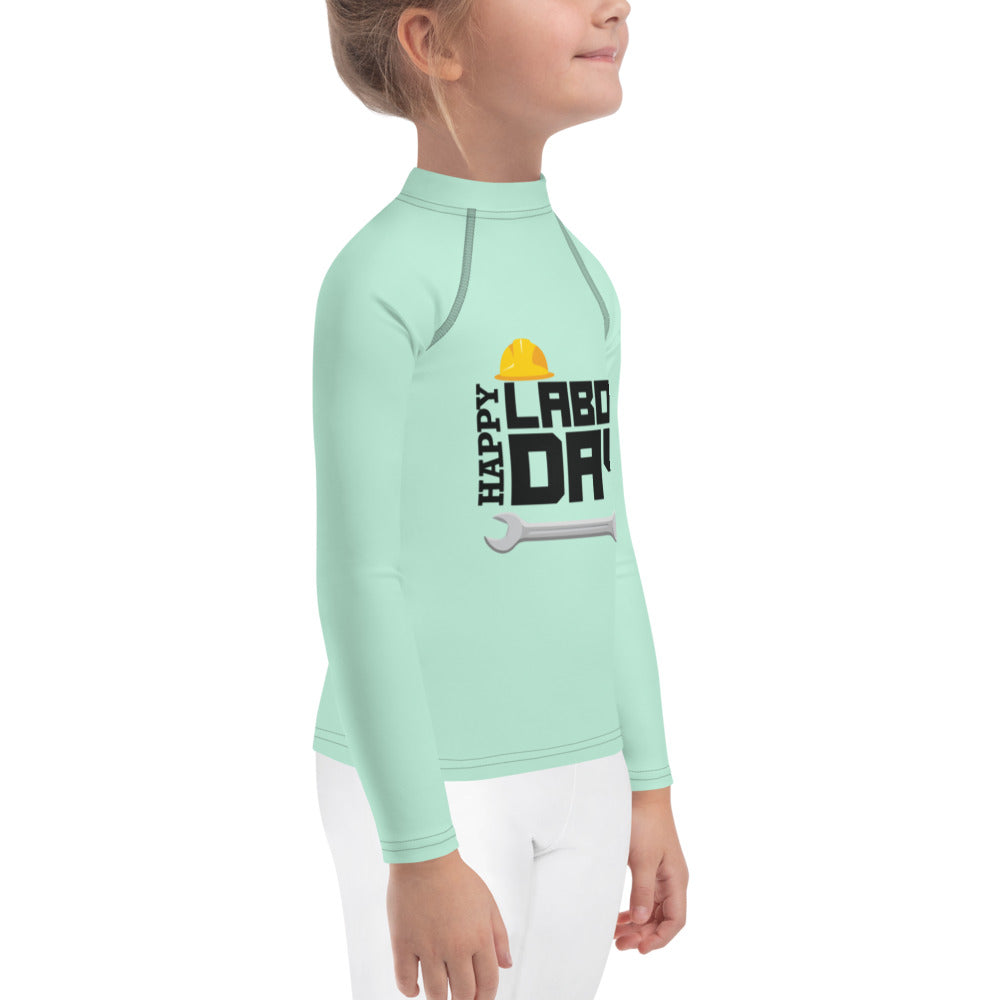 HAPPY LABOR DAY - Kids Rash Guard