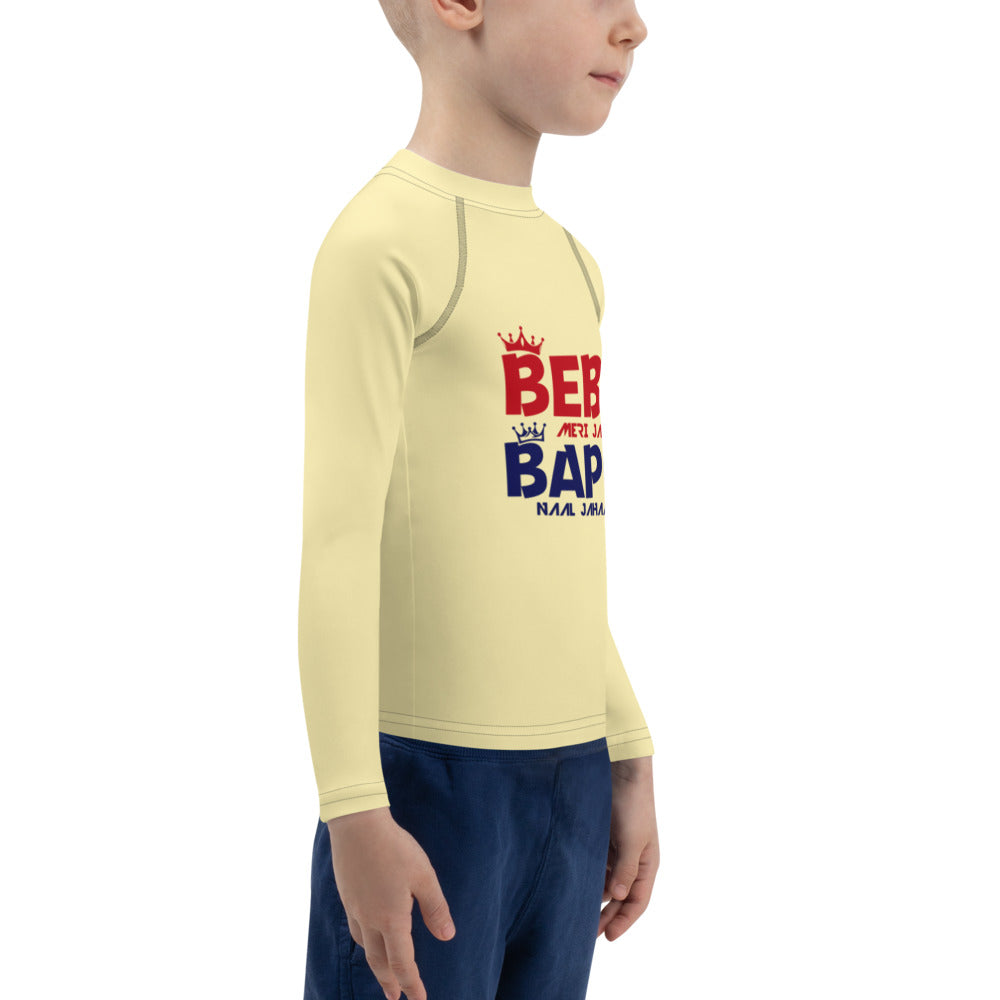 BEBE MERI JAAN BAPU NAAL JAHAAN - Kids Rash Guard