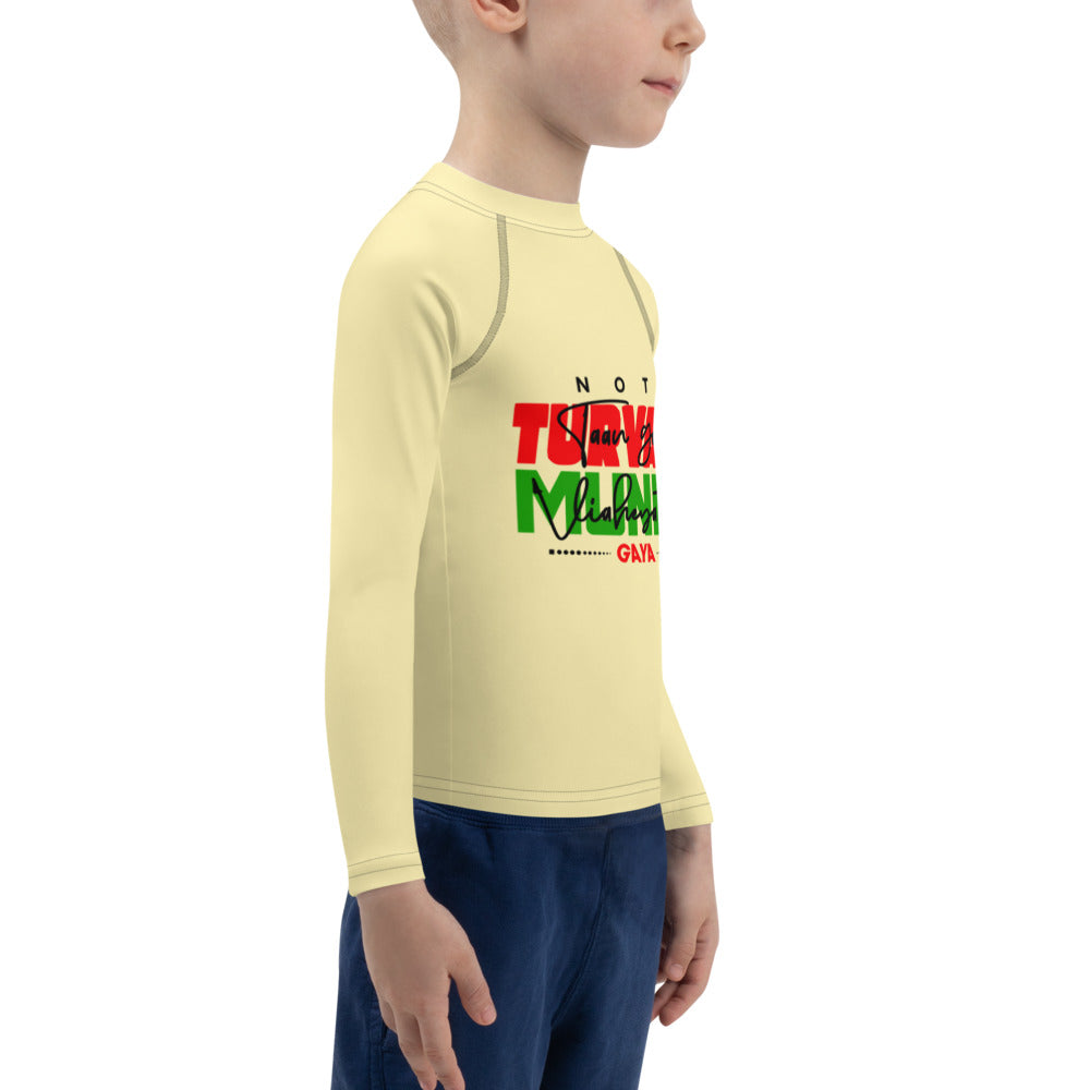 NOTE TURVAYA TAAN GAYA - Kids Rash Guard