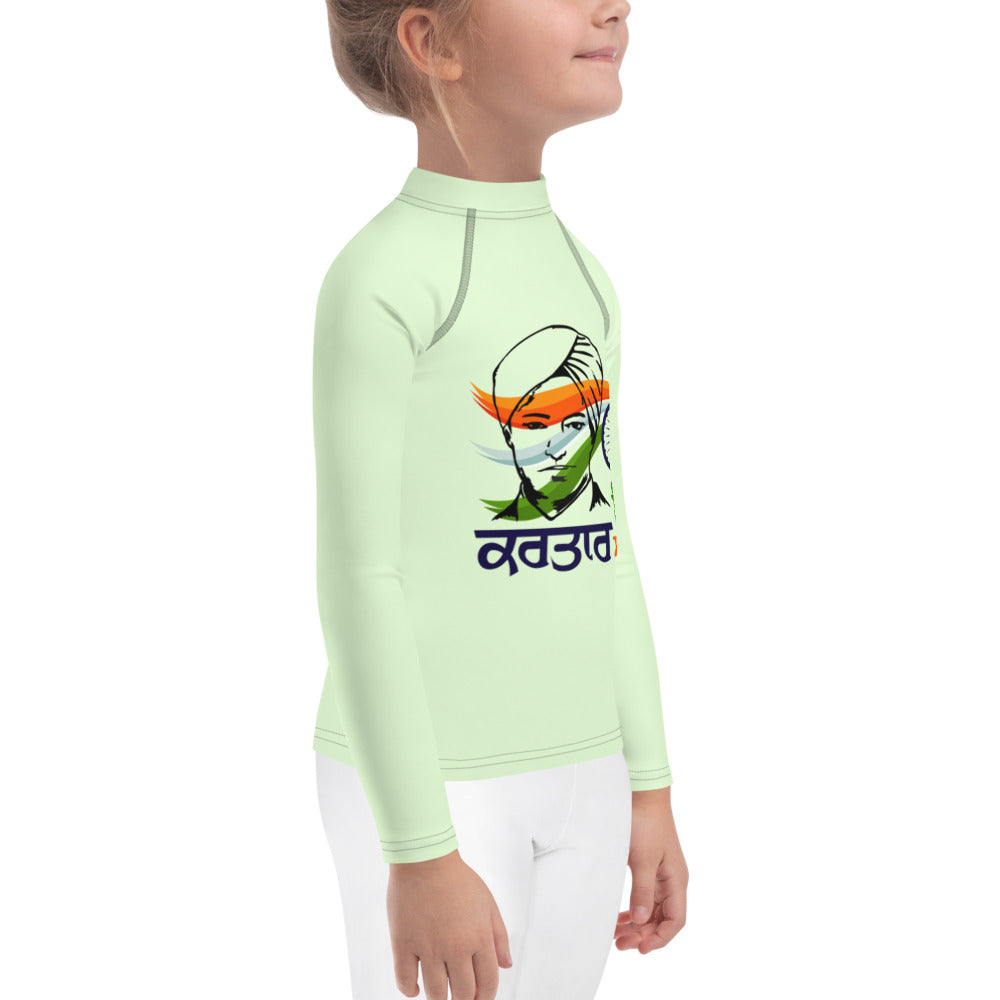 KARTAR SINGH SARABHA - Kids Rash Guard