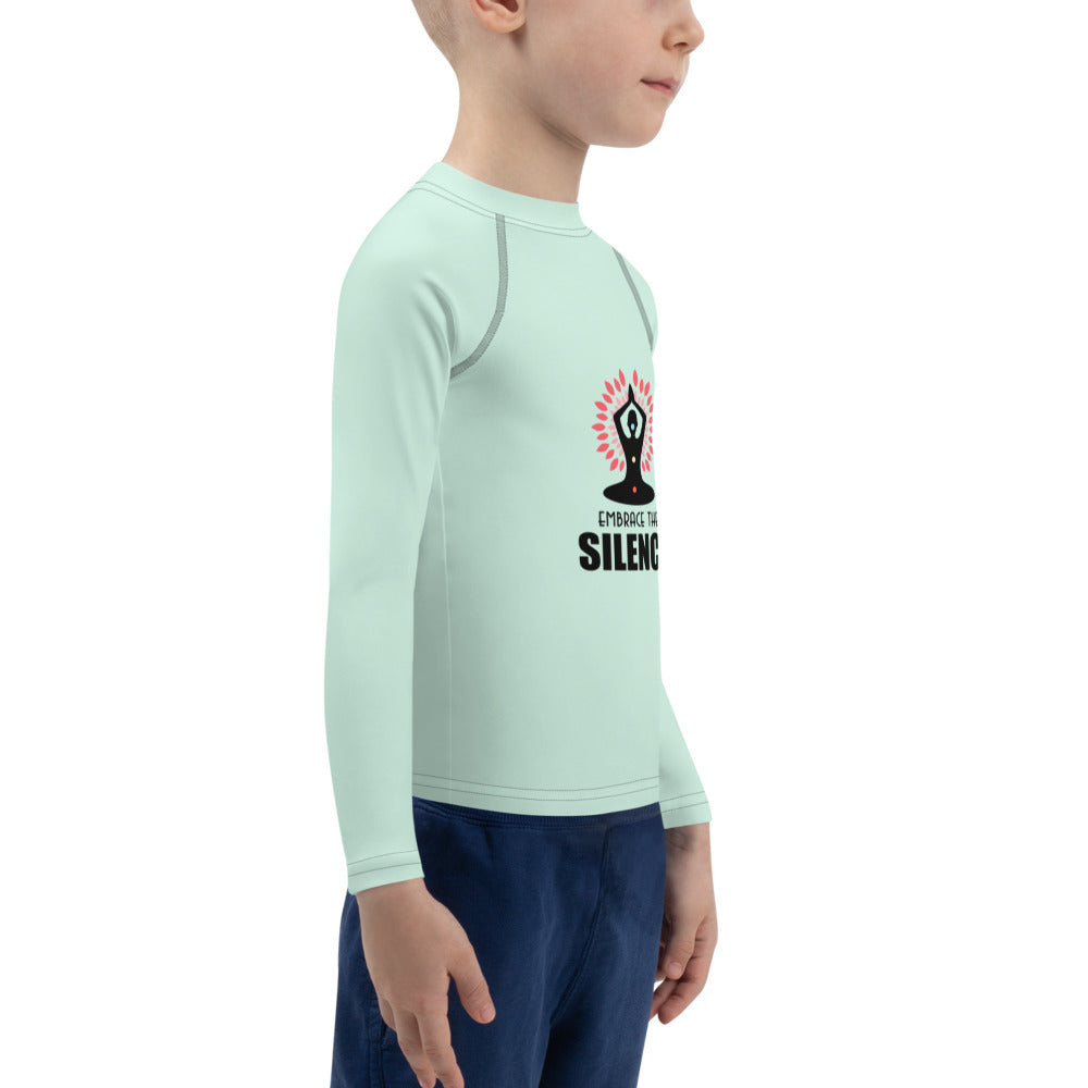 EMBRACE THE SILENCE - Kids Rash Guard