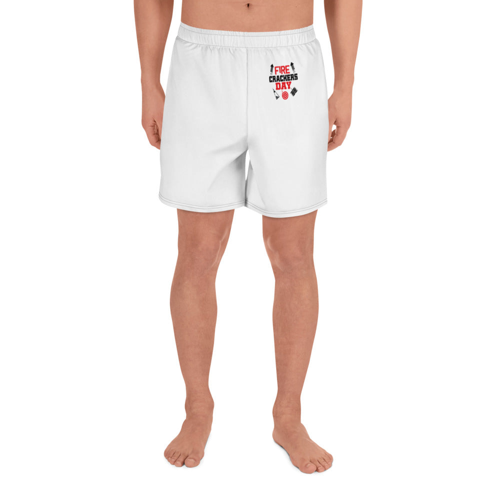 FIRE CRACKERS DAY - Men's Athletic Long Shorts