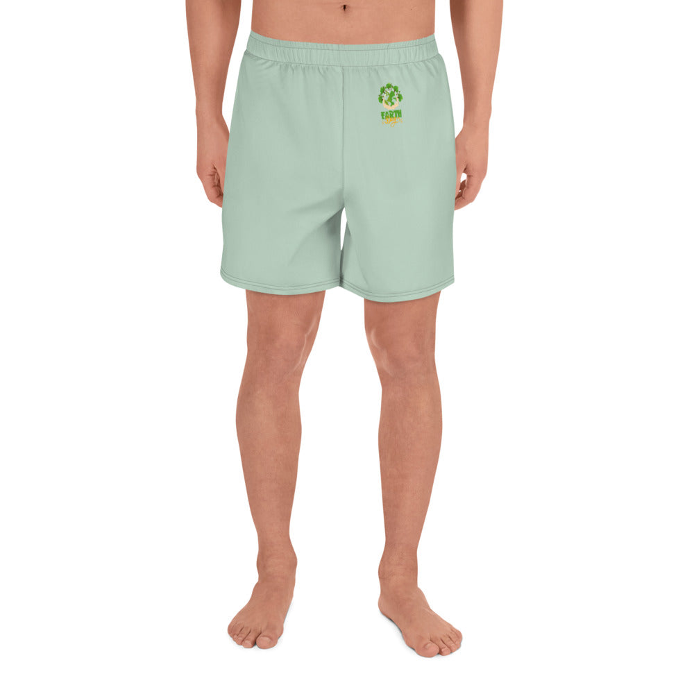 EARTH DAY - Men's Athletic Long Shorts