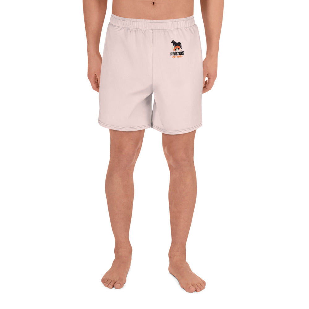 FRIENDS NOT FOOD - Men's Athletic Long Shorts