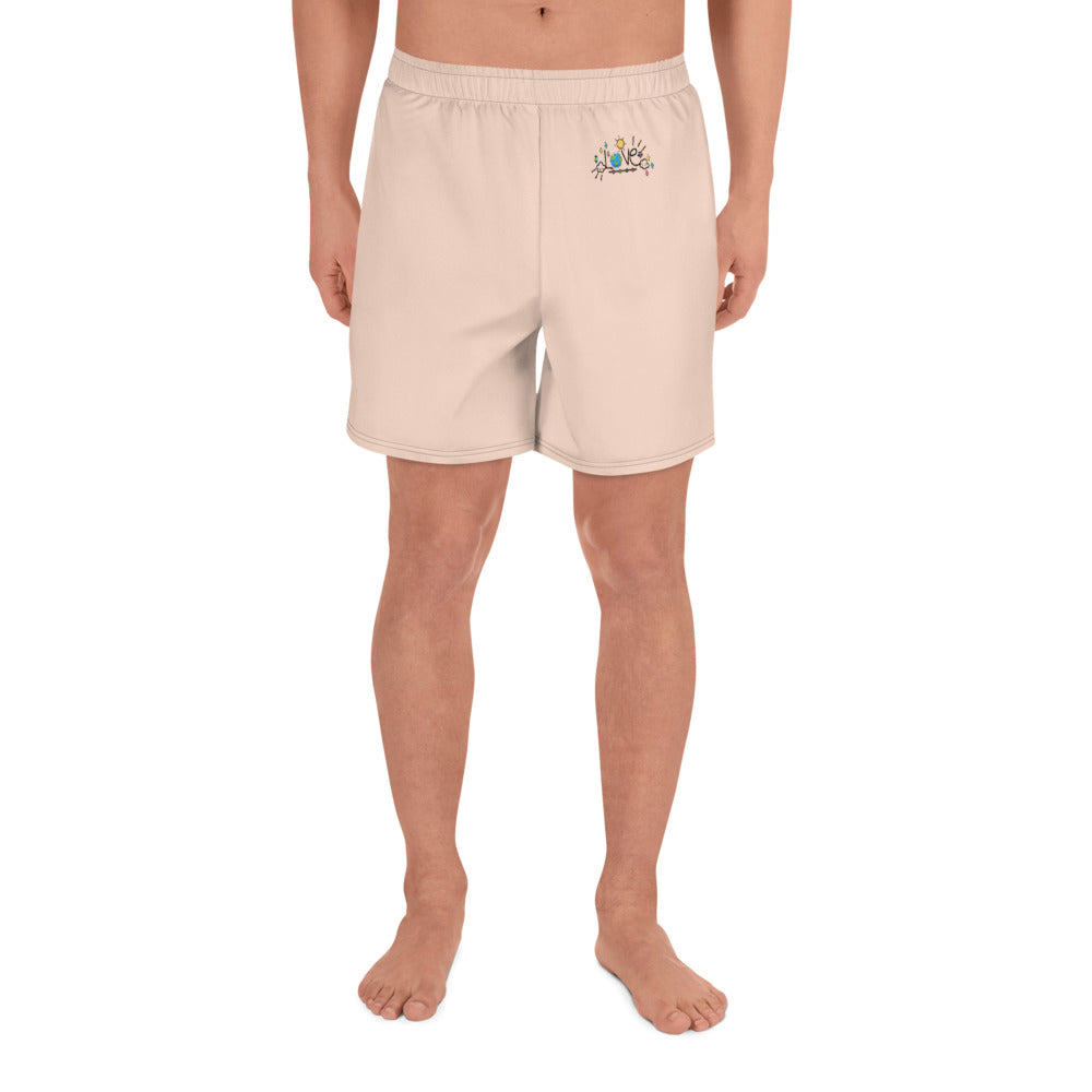 LOVE EARTH - Men's Athletic Long Shorts