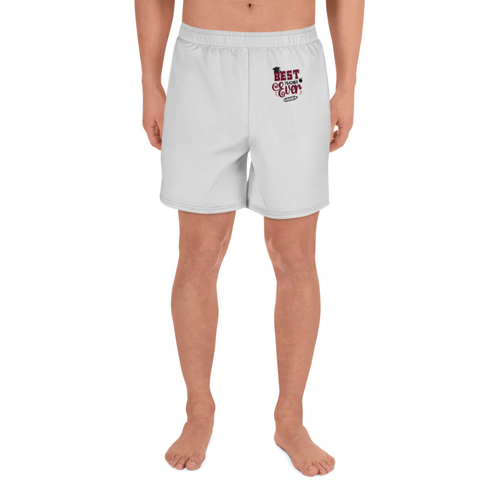 BEST TEACHER EVER - Men's Athletic Long Shorts