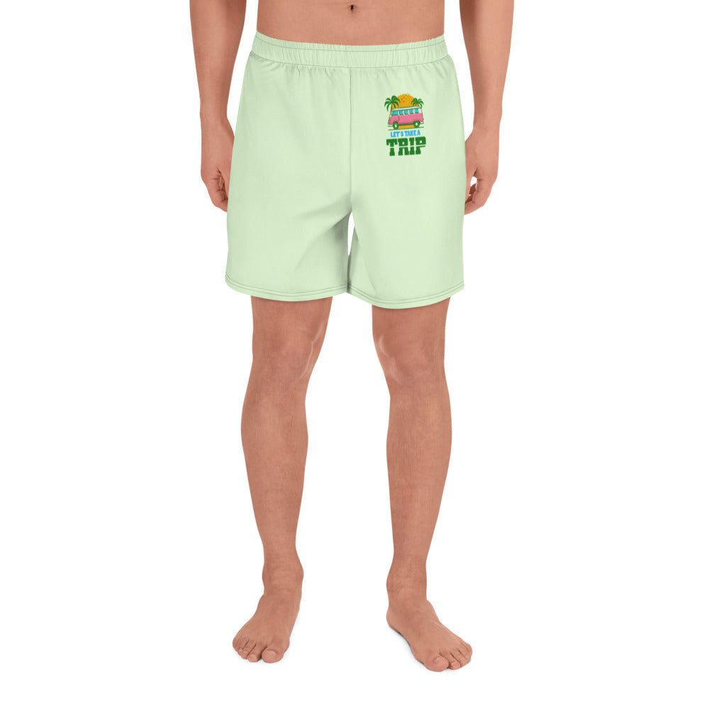 LET'S TAKE A TRIP - Men's Athletic Long Shorts