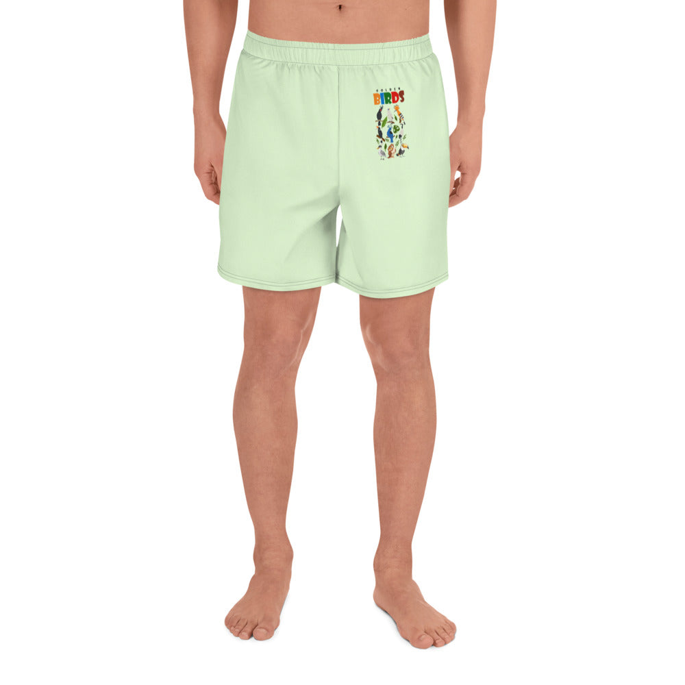 GOLDEN BIRDS - Men's Athletic Long Shorts