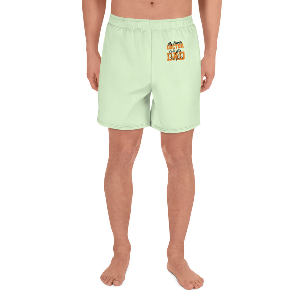 MY FAVORITE DOCTOR CALLS ME DAD - Men's Athletic Long Shorts