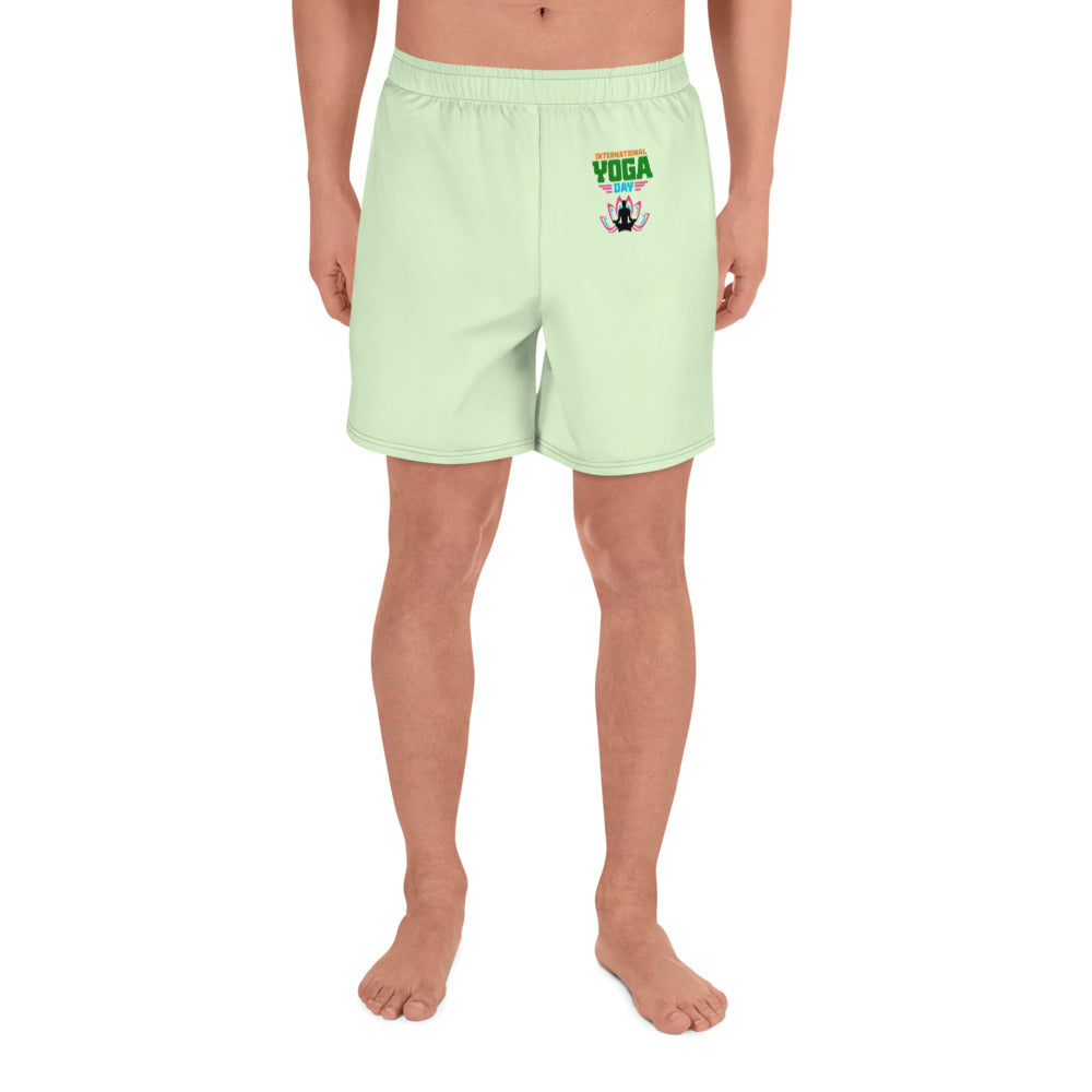 INTERNATIONAL YOGA DAY - Men's Athletic Long Shorts