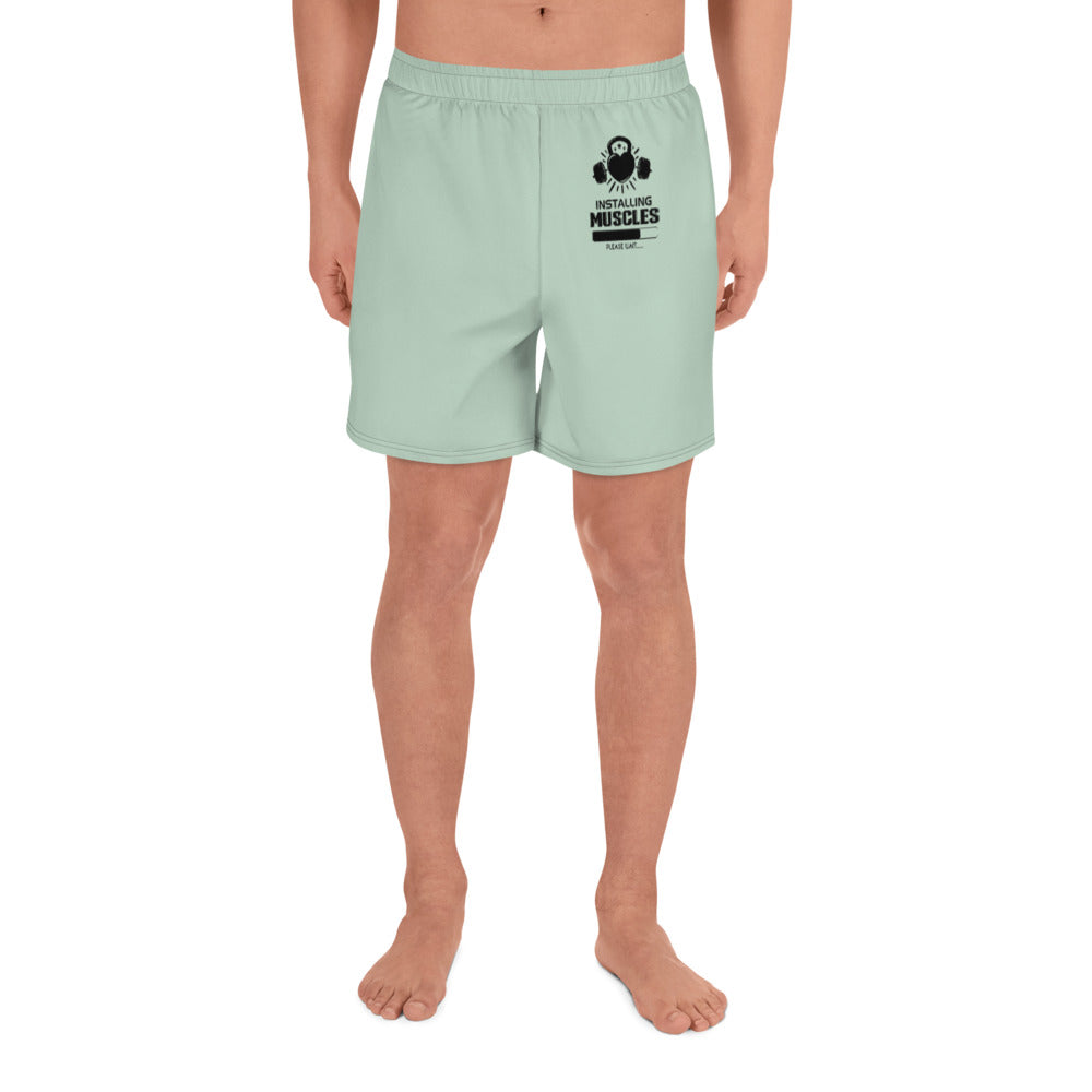 INSTALLING MUSCLES - Men's Athletic Long Shorts