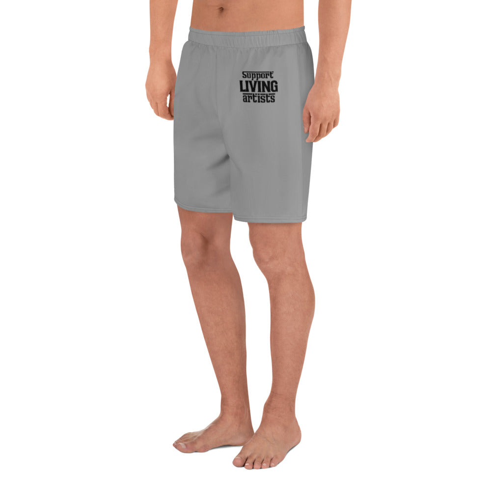 SUPPORT LIVING ARTISTS - Men's Athletic Long Shorts