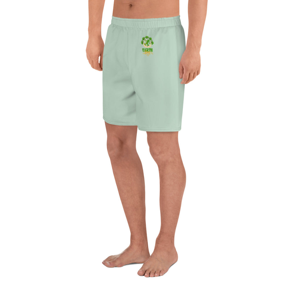 EARTH DAY - Men's Athletic Long Shorts