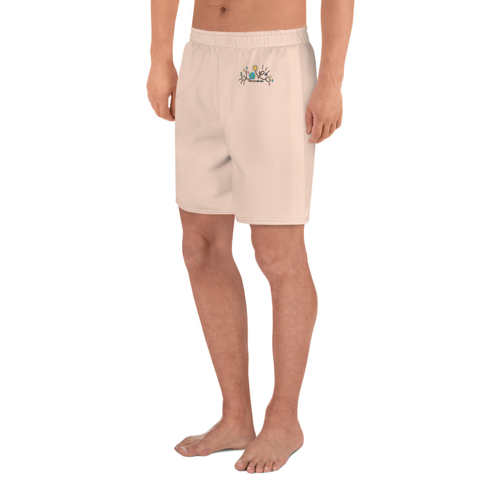 LOVE EARTH - Men's Athletic Long Shorts