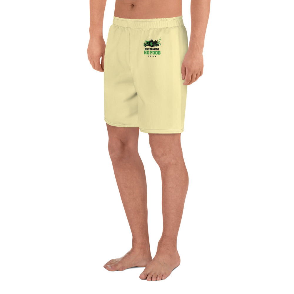 NO FARMERS NO FOOD - Men's Athletic Long Shorts