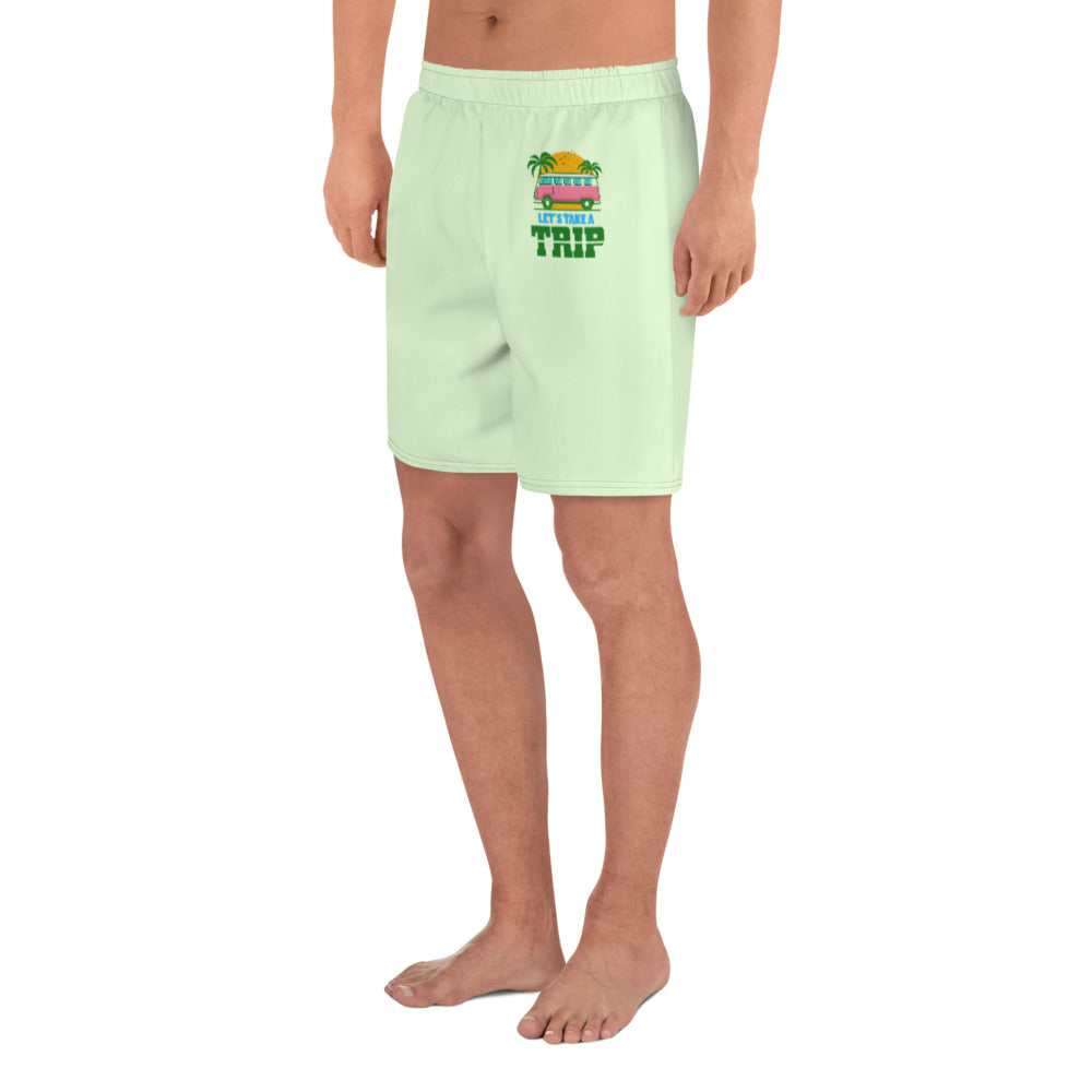 LET'S TAKE A TRIP - Men's Athletic Long Shorts