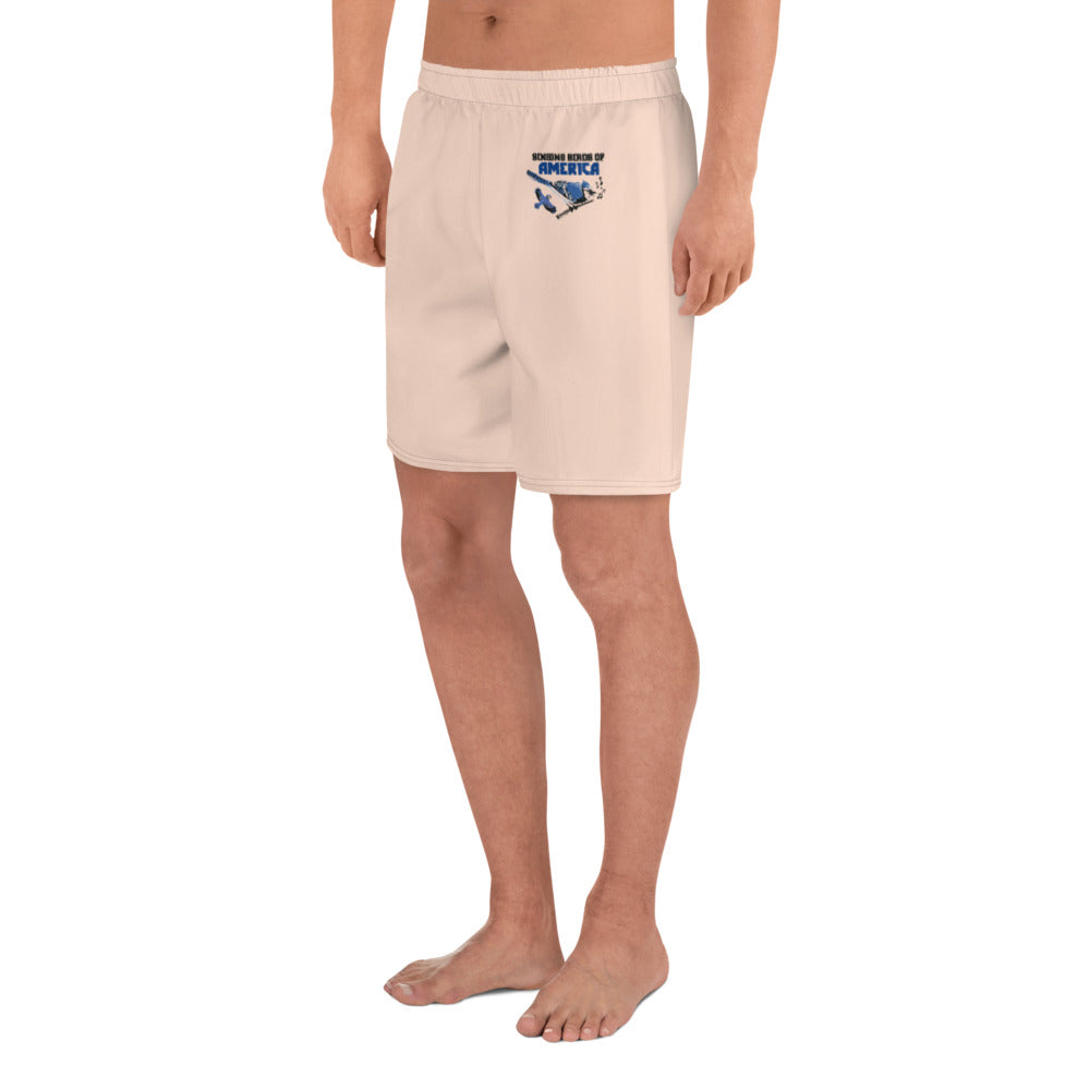 SINGING BIRDS OF AMERICA - Men's Athletic Long Shorts