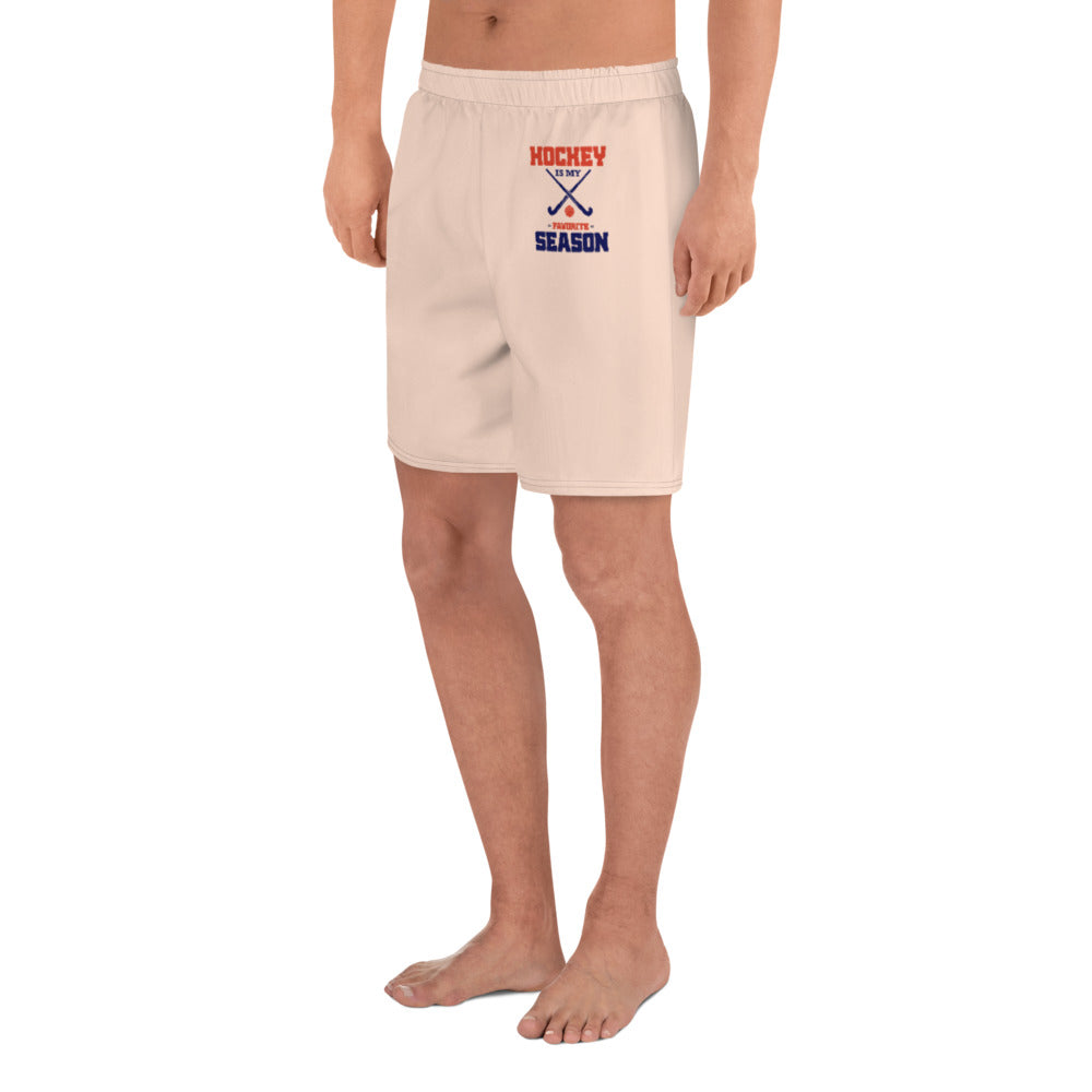 HOCKEY IS MY FAVORITE SEASON - Men's Athletic Long Shorts