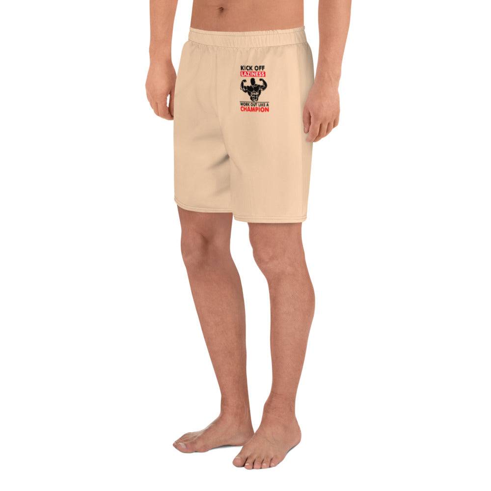 KICK OFF LAZINESS - Men's Athletic Long Shorts