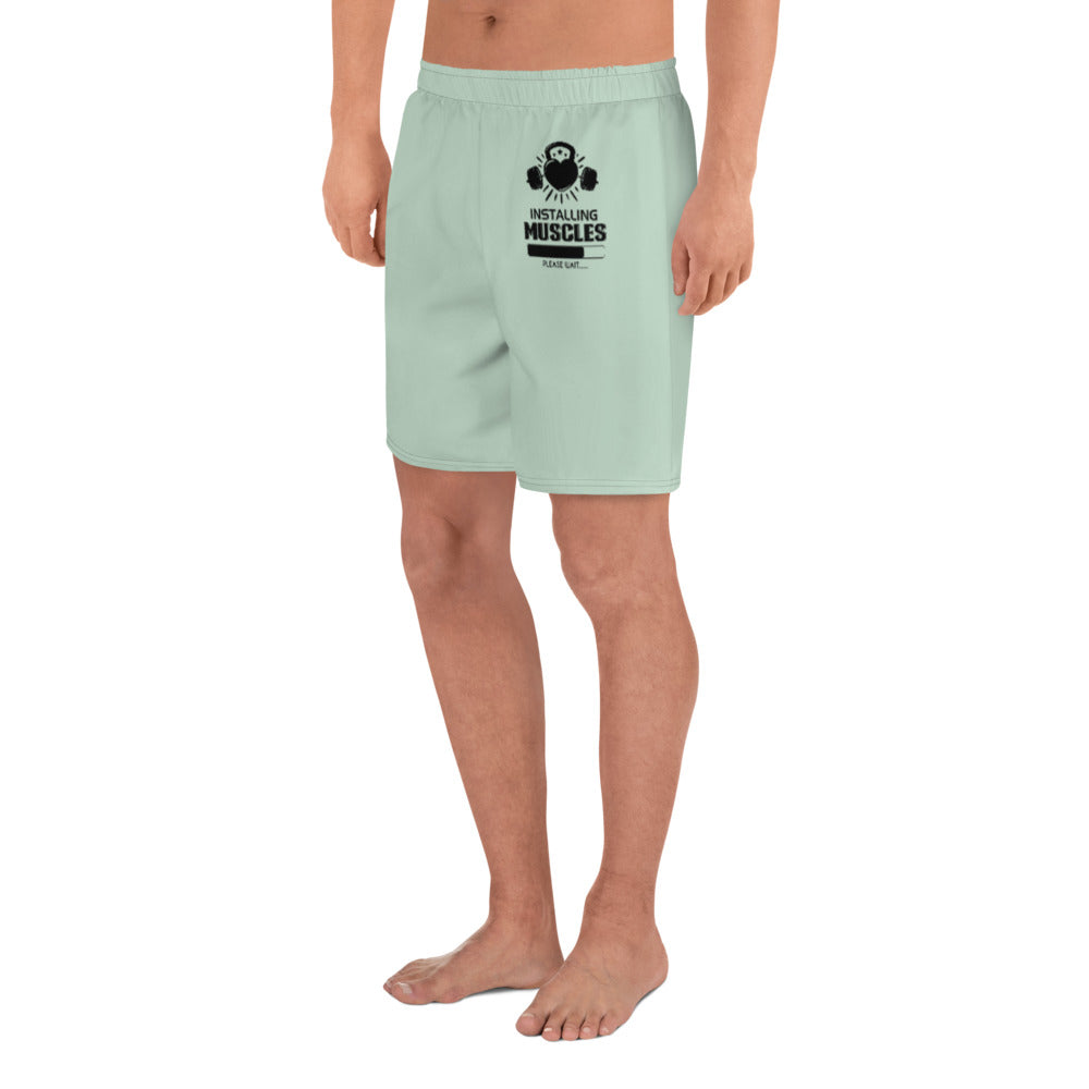 INSTALLING MUSCLES - Men's Athletic Long Shorts